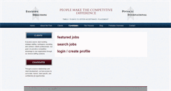 Desktop Screenshot of jobs.executive-directions.com