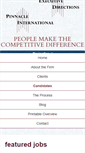 Mobile Screenshot of jobs.executive-directions.com